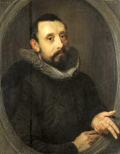 Portret Jan Pieterszoon door broer Gerrit Sweelinck (1606) Portret Jan Pieterszoon Sweelinck